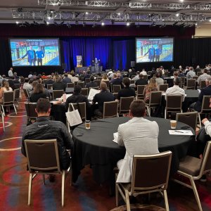 Photo of attendees listening to a session during the ARM Institute's annual meeting