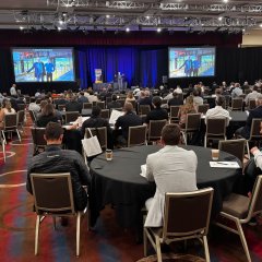 Photo of attendees listening to a session during the ARM Institute's annual meeting