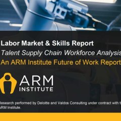 Graphic from the ARM Institute highlighting Low Market & Skills Report