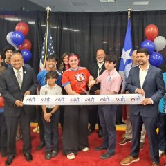 Photo of the ribbon cutting at the new LIFT facility in Caguas, Puerto Rico