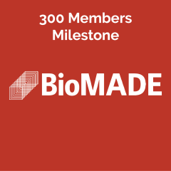 Thumbnail graphic: BioMade 300 Members Milestone