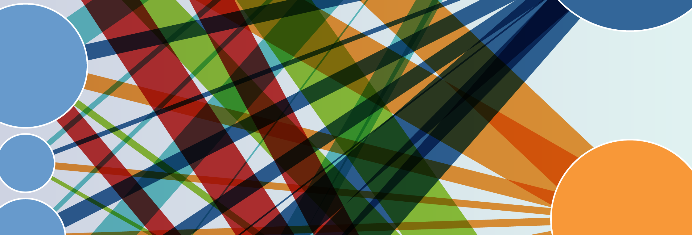 Header graphic for the Advanced Manufacturing Occupation and Competency Framework. Image includes bright colored lines connecting circles on either end.