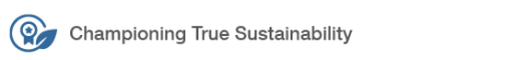 Clickable Icon for Championing True Sustainability
